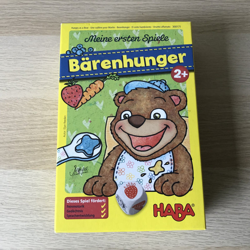 Haba : Berenhonger . Duitse doos met Nederlandse spelregels.