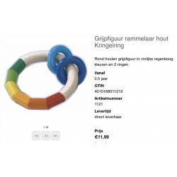 Haba : Houten bijtring.