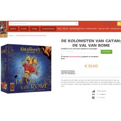 999 Games: De kolonisten van Catan: De val van Rome.