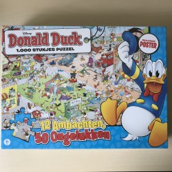 Donald Duck Disney : Nieuw.12 ambachten, 50 ongelukken. Nummer 1. 1000 stukjes