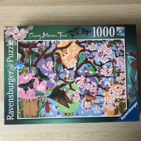 Kersenboom in bloei. 1000 stukjes