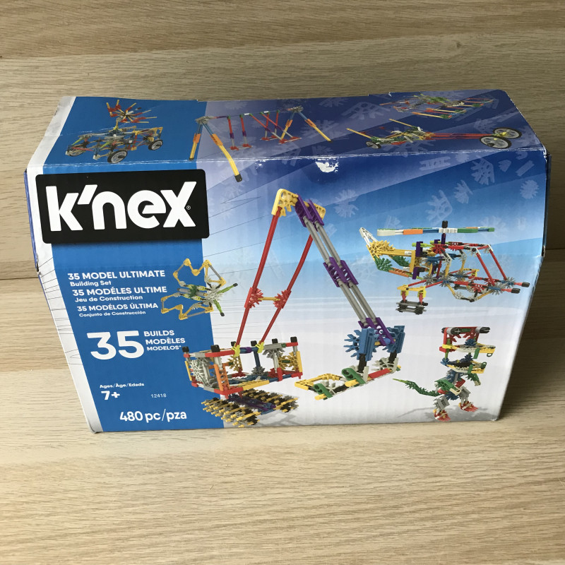 K'NEX 12418 - Set Da Costruzione 480 Pezzi Per Bambini 7+ | 35 Modelli Inclusi Tra Camion E Aerei