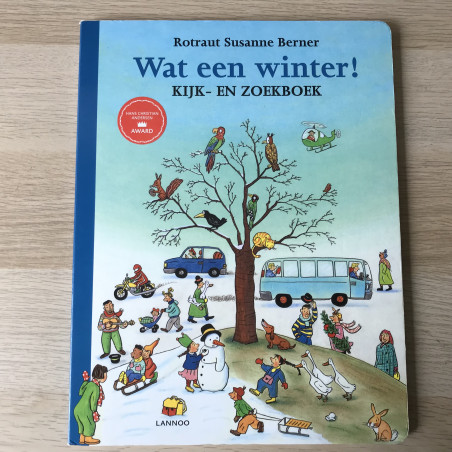 Kijk- en zoekboek : Wat een winter ! Groot formaat.