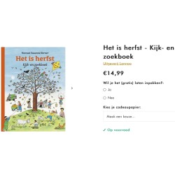 Het is herfst! Kijk- en zoekboek. Groot formaat