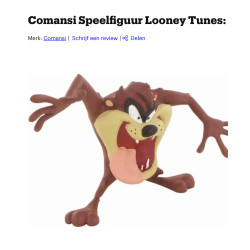 Looney Tunes : Nieuw. Spaarpot Looney Tunes. Tasmania Devil.