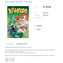 Kameleo. Ongebruikt