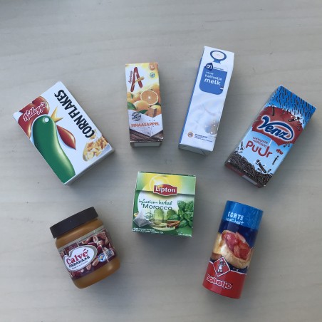AH mini’s : Setnummer 10. Groente, fruit, levensmiddelen, versnaperingen en keukenhulpjes.