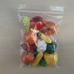 AH mini’s : Setnummer 3. Groente, fruit, levensmiddelen, versnaperingen en keukenhulpjes.