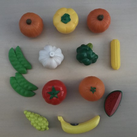 AH mini’s : Setnummer 3. Groente, fruit, levensmiddelen, versnaperingen en keukenhulpjes.