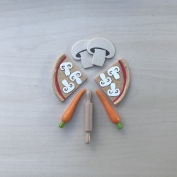 AH mini’s : Setnummer 19. Groente, fruit, levensmiddelen, versnaperingen en keukenhulpjes.