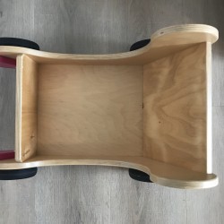 Van Dijk houten poppenwagen