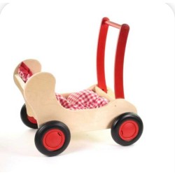 Van Dijk houten poppenwagen