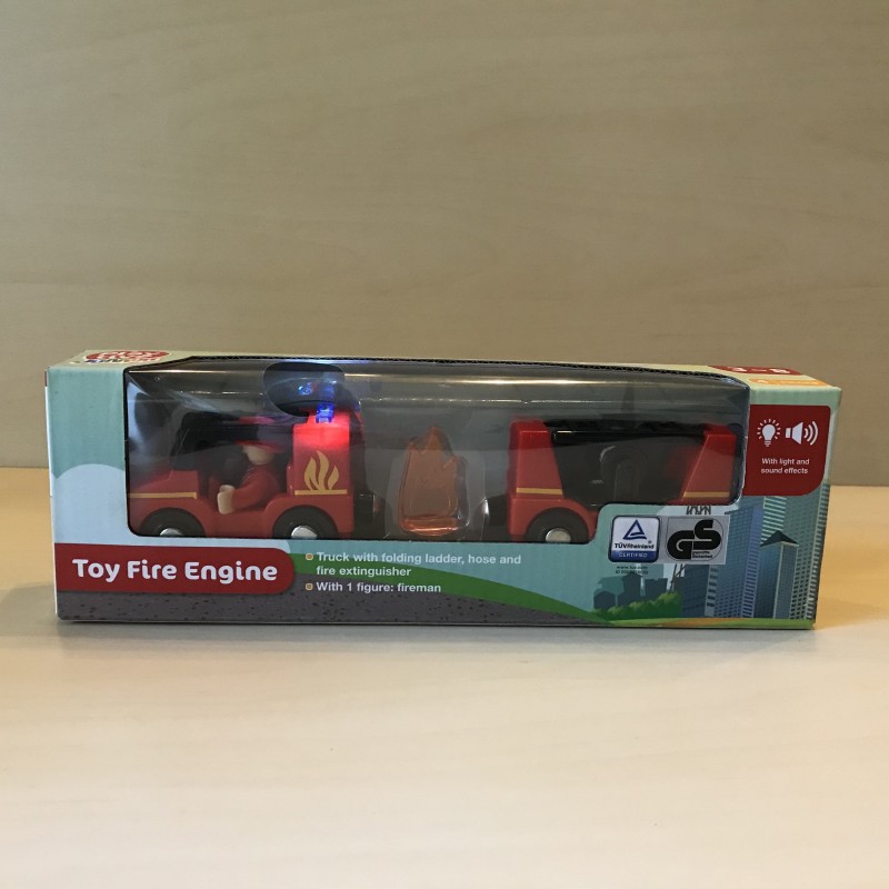 Brandweerwagen met geluid en licht. Nieuw.