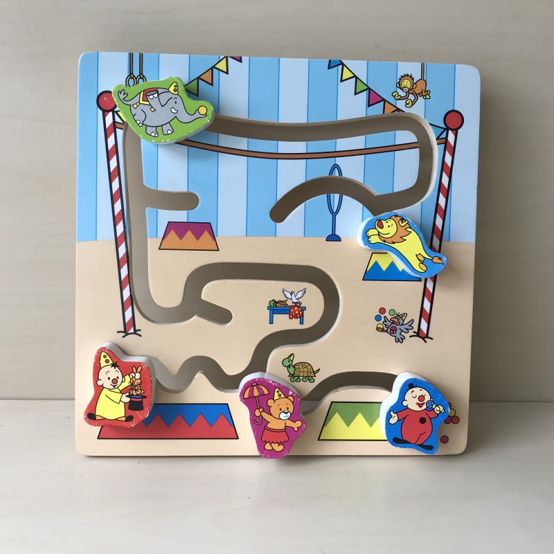 Bumba : Houten schuifpuzzel.