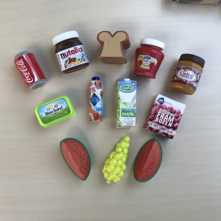 AH mini’s : Setnummer 32. Groente, fruit, levensmiddelen, versnaperingen en keukenhulpjes.
