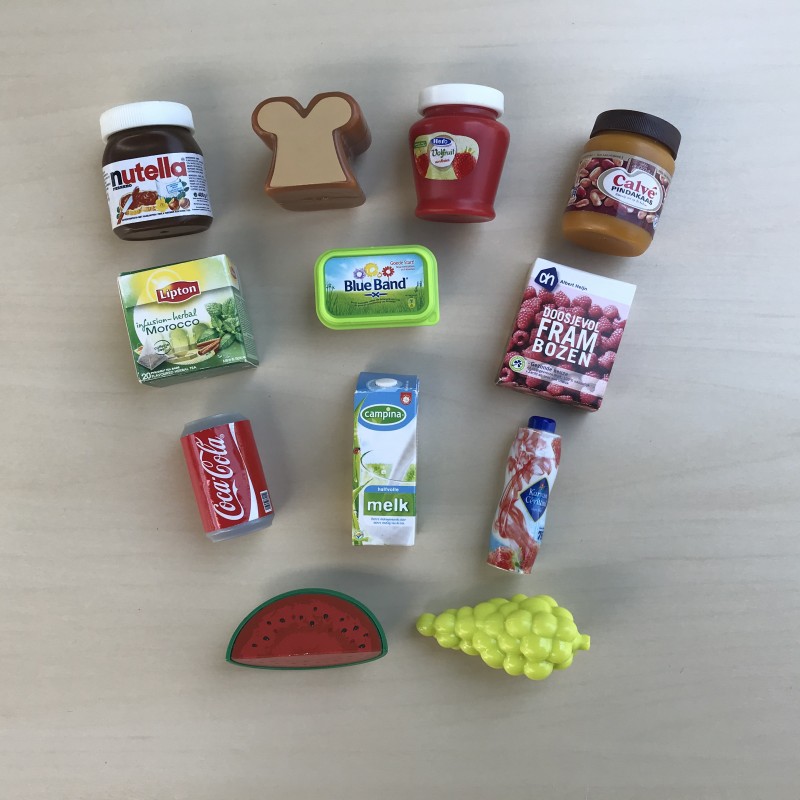 AH mini’s : Setnummer 31. Groente, fruit, levensmiddelen, versnaperingen en keukenhulpjes.