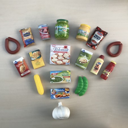 AH mini’s : Setnummer 5. Groente, fruit, levensmiddelen, versnaperingen en keukenhulpjes.