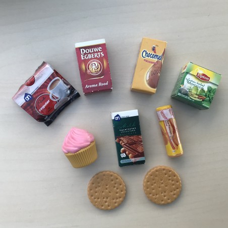 AH mini’s : Setnummer 9. Groente, fruit, levensmiddelen, versnaperingen en keukenhulpjes.