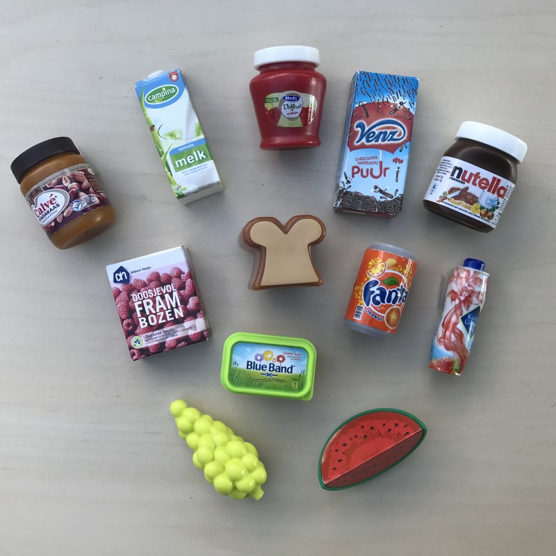 AH mini’s : Setnummer 11. Groente, fruit, levensmiddelen, versnaperingen en keukenhulpjes.
