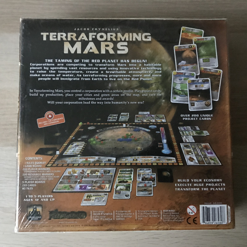 Terraforming mars. Nieuw