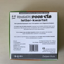 Maan roos vis : Letter-kwartet.