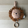 Ferm. Houten muziekdoosje leeuw