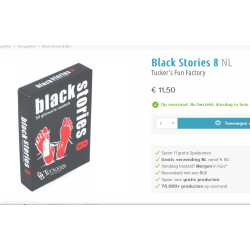 Black stories . Nieuw. 50 gitzwarte raadsels.Nummer 8