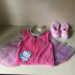 Hello Kitty : balletpakje met dansschoentjes en diadeem.
