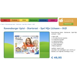 Starter set Tiptoi : Mijn lichaam