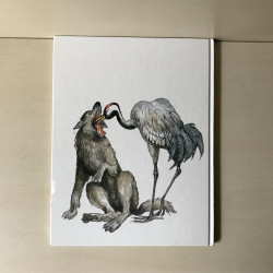 De vos en de ooievaar.