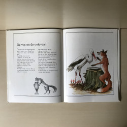 De vos en de ooievaar.