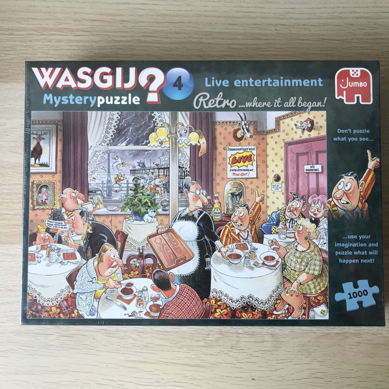Wasgij :Nieuw.  Mystery Puzzle. Live entertainment. Nummer 4. 1000 stukjes.