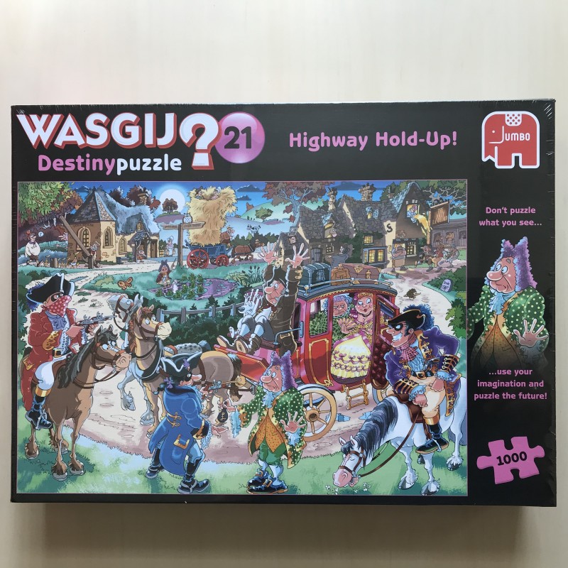 Wasgij : Nieuw. Destiny Puzzle. Highway Hold-up! Je geld of je rijbewijs! Nummer 21. 1000 stukjes.