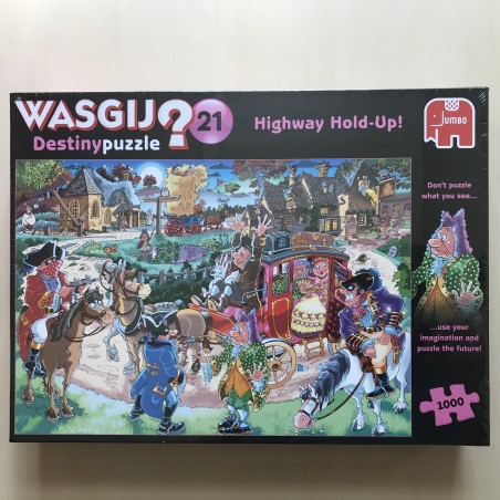Wasgij : Nieuw. Destiny Puzzle. Highway Hold-up! Je geld of je rijbewijs! Nummer 21. 1000 stukjes.