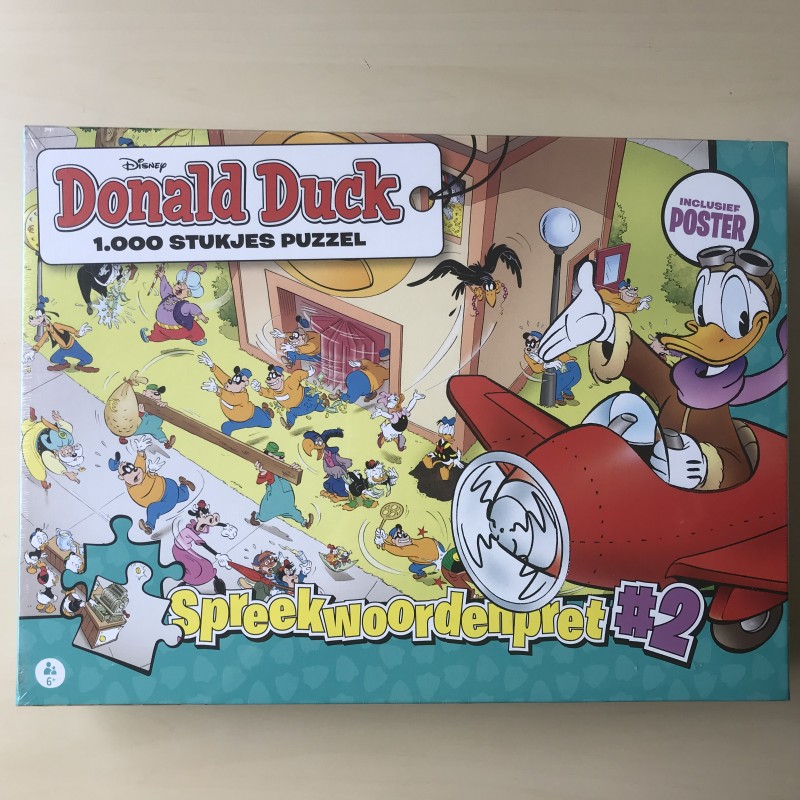 Donald Duck Disney : Nieuw. Spreekwoordenpret 2. 1000 stukjes.