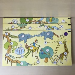 Maan roos vis : Het grote maan roos vis letterspel