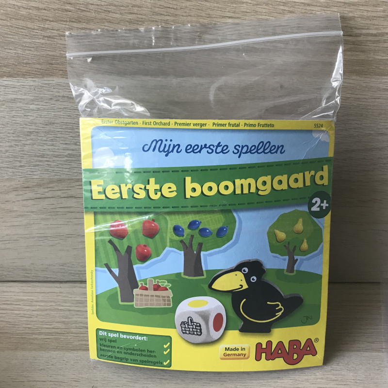 Haba : Mijn eerste spellen. Eerste boomgaard. Erster Obstgarten.