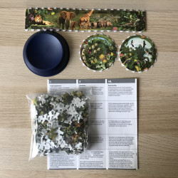 3D Puzzelbal :  240 stukjes.Wildlife.