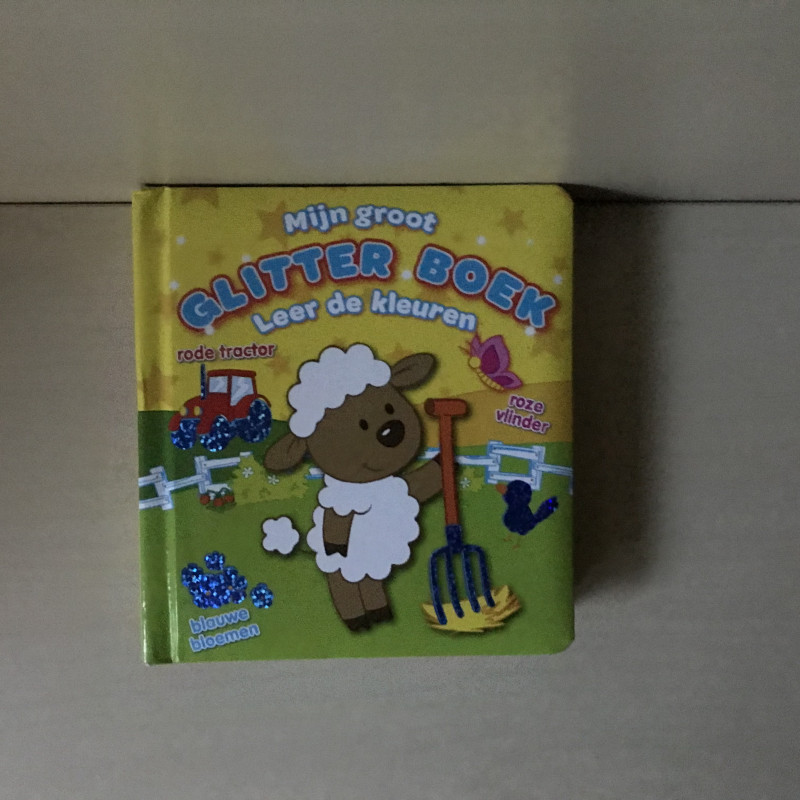 Mijn groot glitter boek : Leer de kleuren.