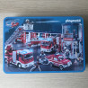 Brandweer Playmobil 100 stukjes. In blik
