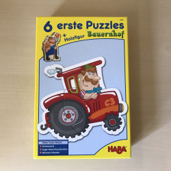 Haba : 6 puzzels (boerderij)