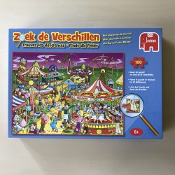 Zoek de verschillen : Een dagje op de kermis 100 stukjes