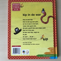 Maan Roos Vis : kip in de war