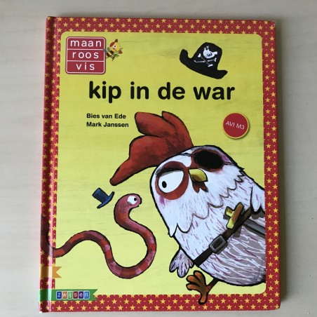 Maan Roos Vis : kip in de war