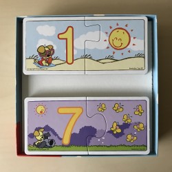 Woezel en Pip : Spelend leren tellen. 24 stukjes