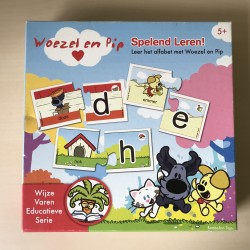 Woezel en Pip. Spelend leren. Leer het alfabet met Woezel en Pip