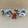 Smurfen : 8 stuks. 4 cm. hoog. AH spaaractie.