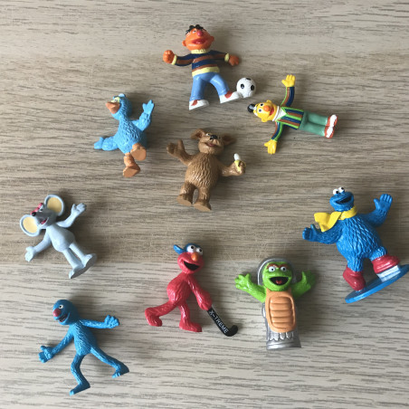 AH miniaturen van Sesamstraat, 9 stuks. Nummer 1