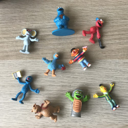 AH miniaturen van Sesamstraat, 9 stuks. Nummer 4