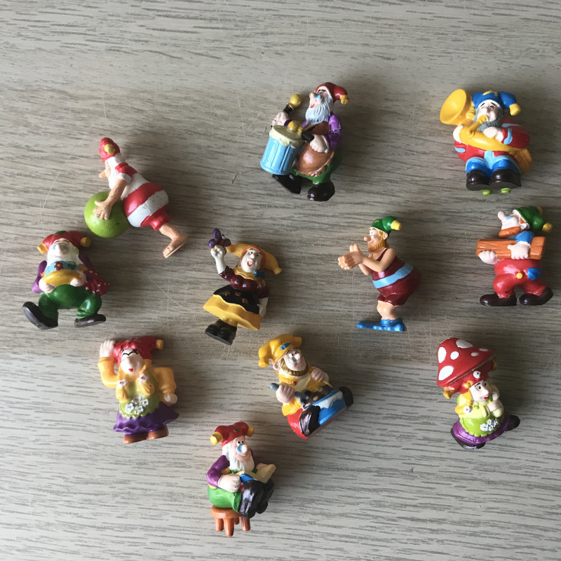 Kabouter Plop : Minifiguren. 11 stuks.